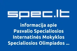 Pasvalio Specialiosios Internatinės Mokyklos Specialiosios Olimpiados Klubas Būk Sveikas