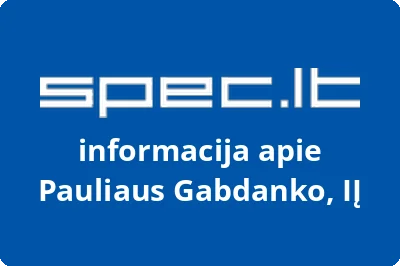 Pauliaus Gabdanko, IĮ
