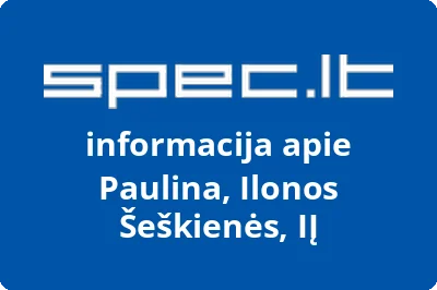 Paulina, Ilonos Šeškienės, IĮ