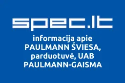 PAULMANN ŠVIESA, parduotuvė, UAB PAULMANN-GAISMA | spec.lt