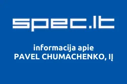 PAVEL CHUMACHENKO, IĮ | spec.lt
