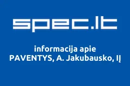 PAVENTYS, A. Jakubausko, IĮ | spec.lt