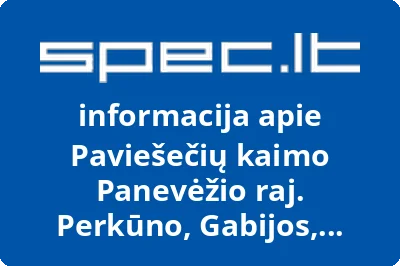 Paviešečių kaimo Panevėžio raj. Perkūno, Gabijos, Austėjos, Žemynos, Slenkstainio gatvių gyvenamųjų namų statybos bendrija