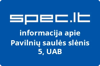 Pavilnių saulės slėnis 5, UAB