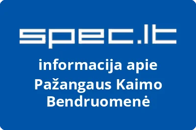 Pažangaus Kaimo Bendruomenė | spec.lt