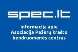 Asociacija Pažėrų krašto bendruomenės centras | spec.lt