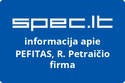 PEFITAS, R. Petraičio firma
