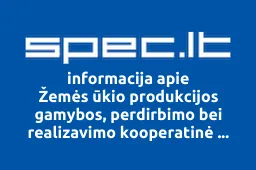 Žemės ūkio produkcijos gamybos, perdirbimo bei realizavimo kooperatinė bendrovė Stragutis | spec.lt
