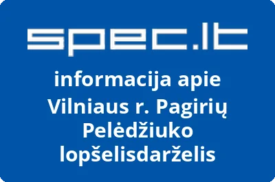 Vilniaus r. Pagirių Pelėdžiuko lopšelisdarželis