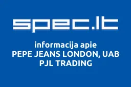 PEPE JEANS LONDON, UAB PJL TRADING iliustracija