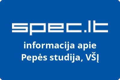 Pepės studija, VŠĮ