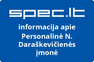 Personalinė N. Daraškevičienės įmonė