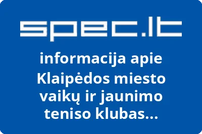 Klaipėdos miesto vaikų ir jaunimo teniso klubas PERSPEKTYVA