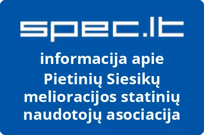 Pietinių Siesikų melioracijos statinių naudotojų asociacija