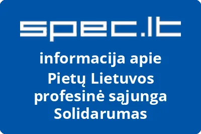 Pietų Lietuvos profesinė sąjunga Solidarumas