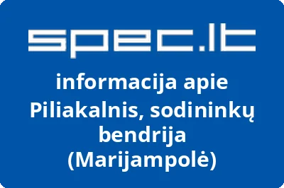 Piliakalnis, sodininkų bendrija (Marijampolė)