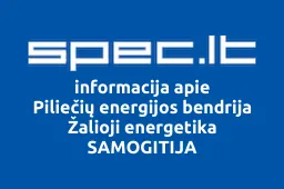 Piliečių energijos bendrija Žalioji energetika SAMOGITIJA iliustracija