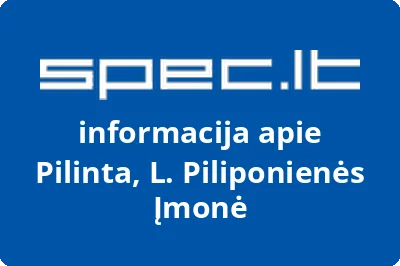 L. Piliponienės įmonė Pilinta