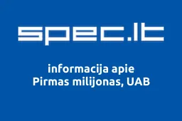 Pirmas milijonas, UAB | spec.lt