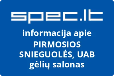 PIRMOSIOS SNIEGUOLĖS, UAB