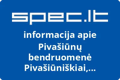 Pivašiūnų bendruomenė Pivašiūniškiai, asociacija