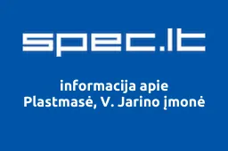Plastmasė, V. Jarino įmonė | spec.lt