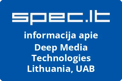 Deep Media Technologies Lithuania, UAB