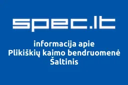 Plikiškių kaimo bendruomenė Šaltinis | spec.lt