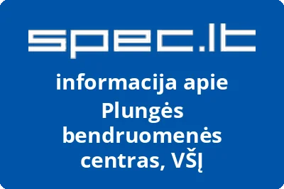 Plungės bendruomenės centras, VŠĮ | spec.lt