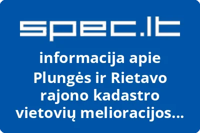 Plungės ir Rietavo rajono kadastro vietovių melioracijos statinių naudotojų asociacija