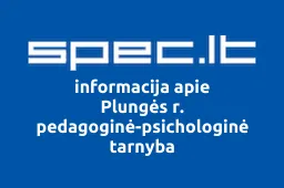 Plungės r. pedagoginė-psichologinė tarnyba iliustracija
