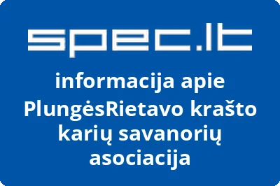 PlungėsRietavo krašto karių savanorių asociacija | spec.lt