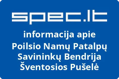 Poilsio namų patalpų savininkų bendrija Šventosios pušelė