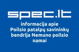 Poilsio patalpų savininkų bendrija Nemuno poilsio namai iliustracija