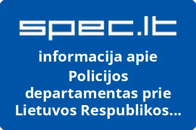 Policijos departamentas prie Lietuvos Respublikos vidaus reikalų ministerijos