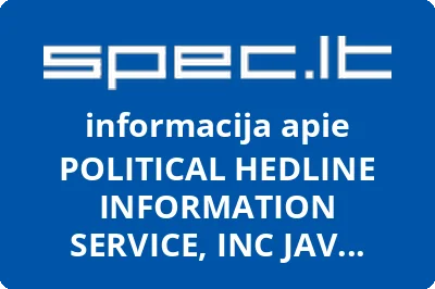 POLITICAL HEDLINE INFORMATION SERVICE, INC JAV bendrovės atstovybė