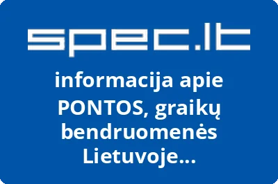 PONTOS, graikų bendruomenės Lietuvoje sekmadieninė mokykla