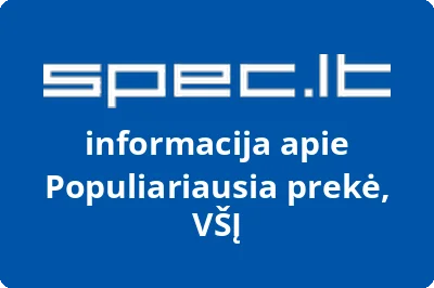 Populiariausia prekė, VŠĮ