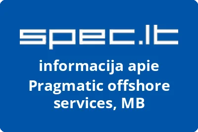 Pragmatic offshore services, MB | spec.lt