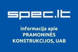 PRAMONINĖS KONSTRUKCIJOS, UAB