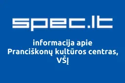 Pranciškonų kultūros centras, VŠĮ | spec.lt