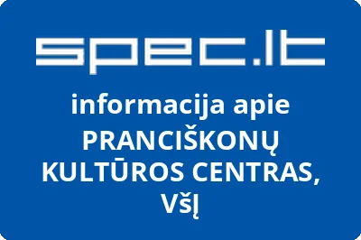 Pranciškonų kultūros centras, VŠĮ