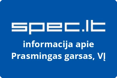 Prasmingas garsas, VĮ