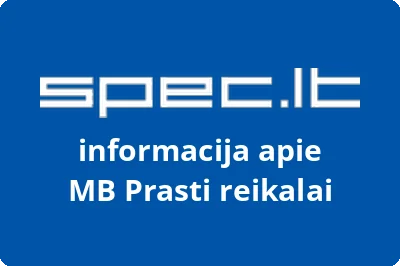 Prasti reikalai, MB | spec.lt