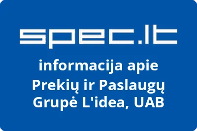 Prekių ir Paslaugų Grupė L'idea, UAB