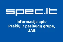 Prekių ir paslaugų grupė, UAB | spec.lt