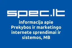 Prekybos ir marketingo internete sprendimai ir sistemos, MB | spec.lt