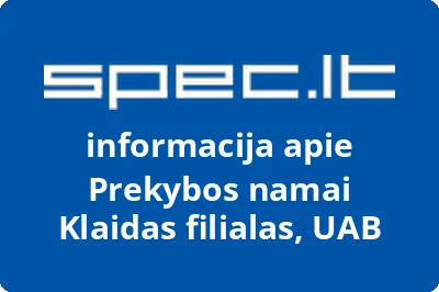 Prekybos namai Klaidas filialas, UAB