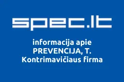 PREVENCIJA, T. Kontrimavičiaus firma | spec.lt