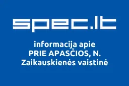 PRIE APASČIOS, N. Zaikauskienės vaistinė | spec.lt